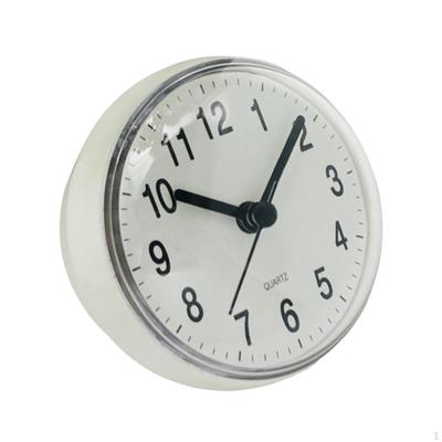 Nástěnné hodiny, vodotěsné koupelnové hodiny na baterie Anti Fog Quartz pro kancelář