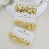 9Pairs Vintage Gold Color Earrings Set For Women Fashion Starfish Shell Hoop Stud Earrings Beach Party Daily Wear Jewelry Gifts
