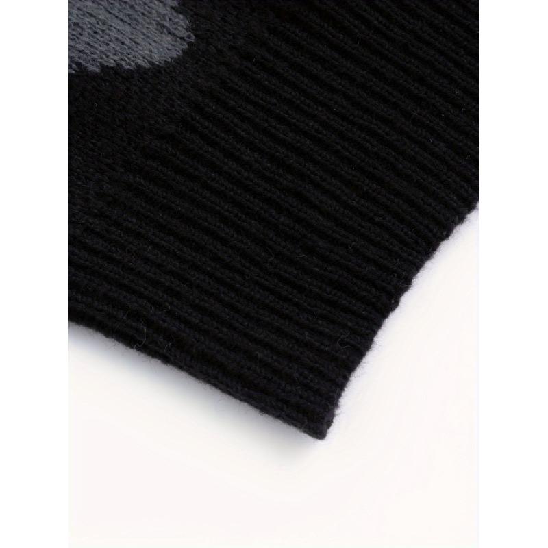 Autumn and Winter Round Neck Pullover Loose Retro Knitwear Men's Long-sleeved Fashion Tops