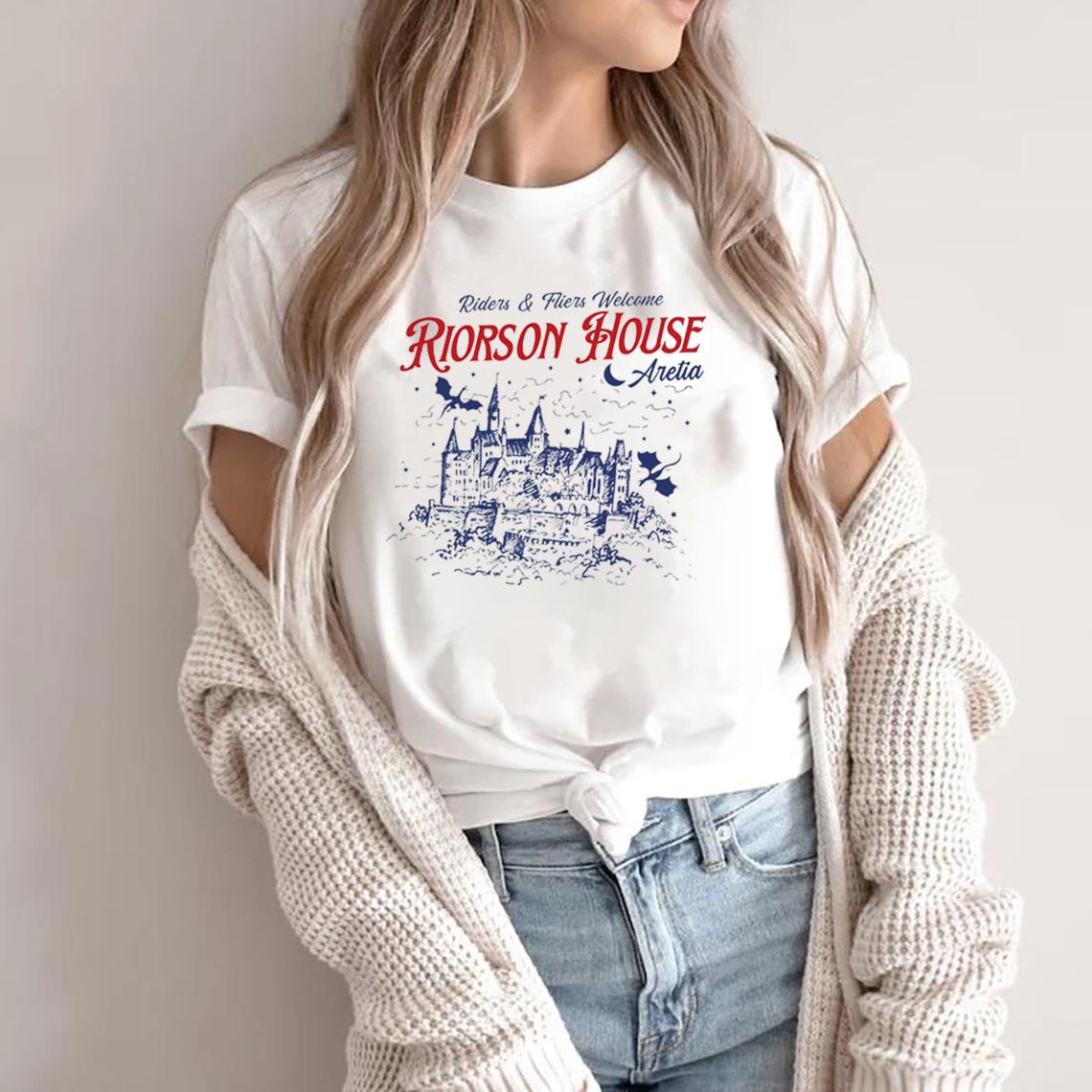 

ZX TEE Xaden Riorson House Tee Железное Пламя Футболка Четвертое Крыло Вайолет Сорренгейл Серебристый Один Басгиатская Военная Академия Всадник Дракона Книжный Подарок 4XL