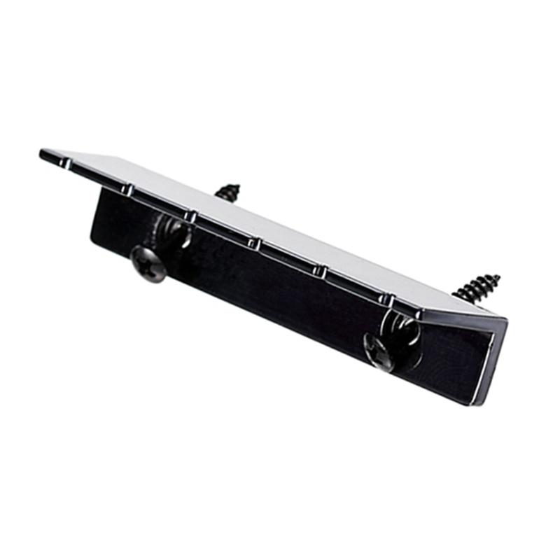 Durability Metal Guitar Bridge Nut For 6 String Electric Guitar Replacement Includes Pre Slotted Design And Mounting Screws For Quick Install