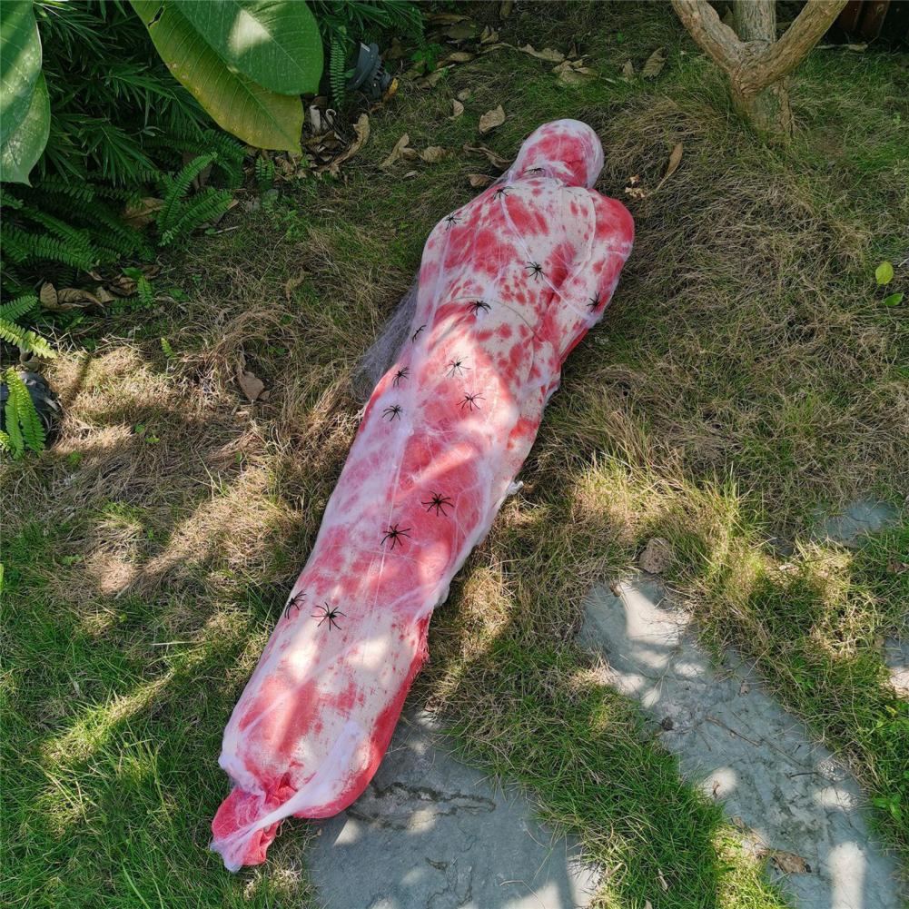 1 PC nafukovací falešná mrtvola Strašidelný závěsný halloweenský dekor Venkovní strašidelná mrtvola v tašce Hallowmas Strašidelný Haunted House Prop
