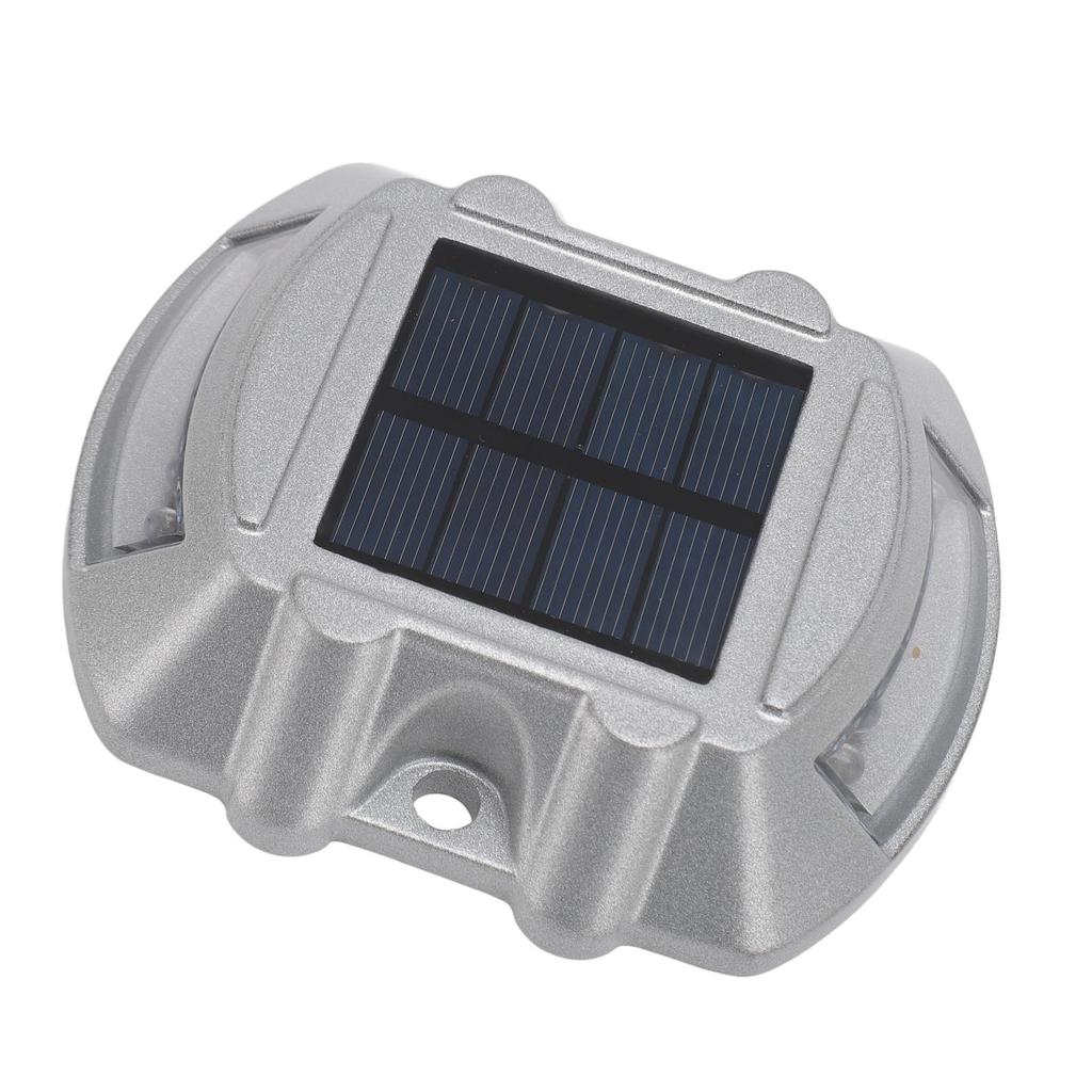 Solar Road Stud Light Aluminum Alloy Solar Powered Outdoor Waterproof Road Markers 6V 1.8W for Step
