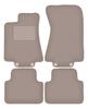 Beige Velour Floor Mats For: Jaguar XJ VII Sedan (2002-2009)