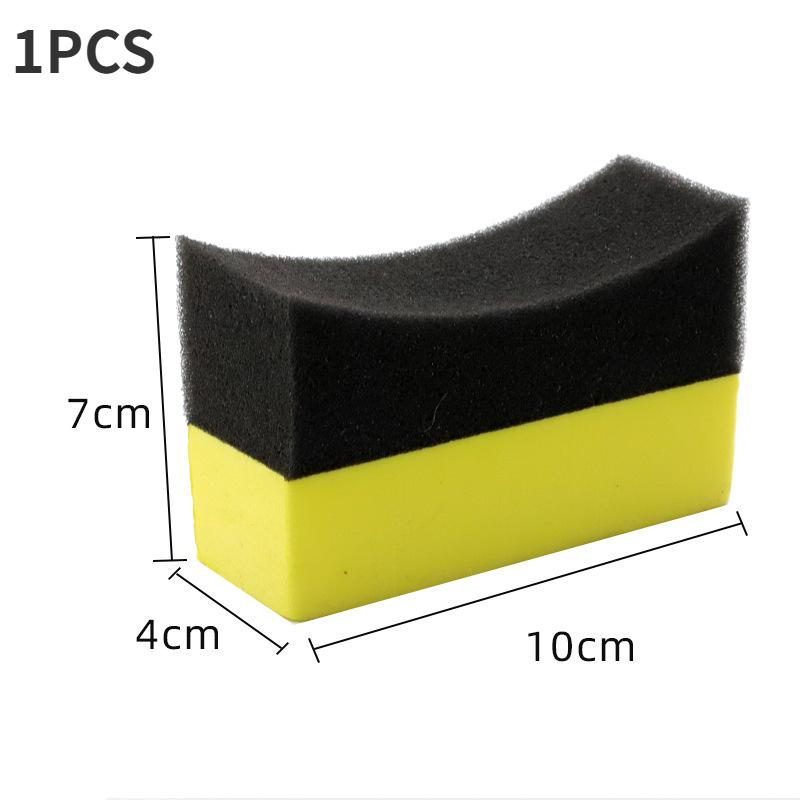 10Pc Tyre Polishing Waxing Sponge Detailing Applicator Sponge  Applicator Pads Tire Wash Wipe Cleaning Tool Car Cleaning Brush