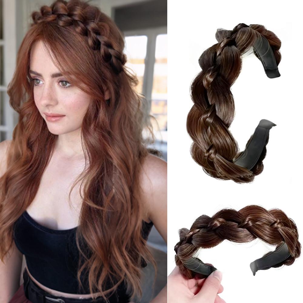 Žáruvzdorná pletená čelenka v korejském stylu pro každodenní nošení žen