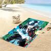 Blue Exorcist 2D Flat Print Beach Towel, Large Soft Quick Dry Towel for Beach Camping SwimmingFSTJ261012376