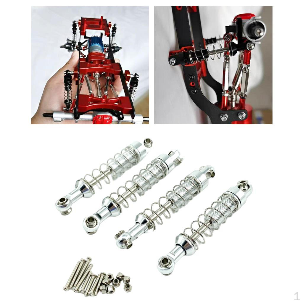 4 Shock Absorber RC Car Alloy Adjustable Damper D90 D91 99 C14 C24 1/12 Scale Model Truck Spare