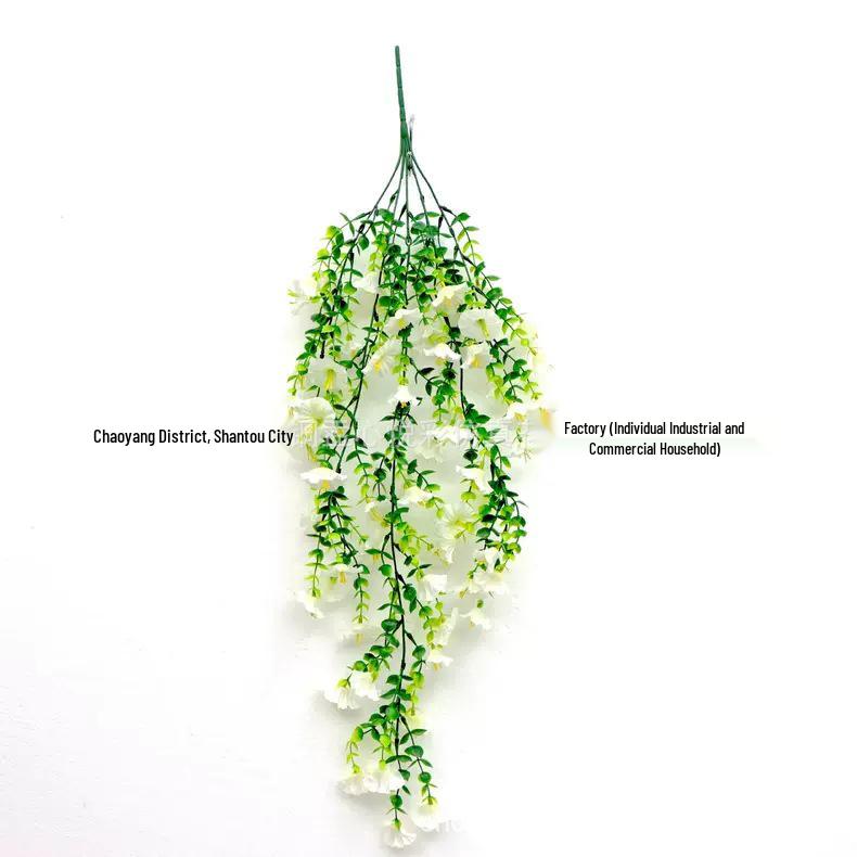 

Eucalyptus & Morning Glory Artificial Wall Hanging Vine for Home and Outdoor Decoration