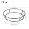 1Pcs Round Bottom Wok Rack Stainless Steel Cookware Ring Durable Pot Mat