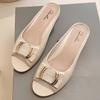 Women's New Summer Cool Slippers with Soft Soles for Comfortable Walking, Women Shoes