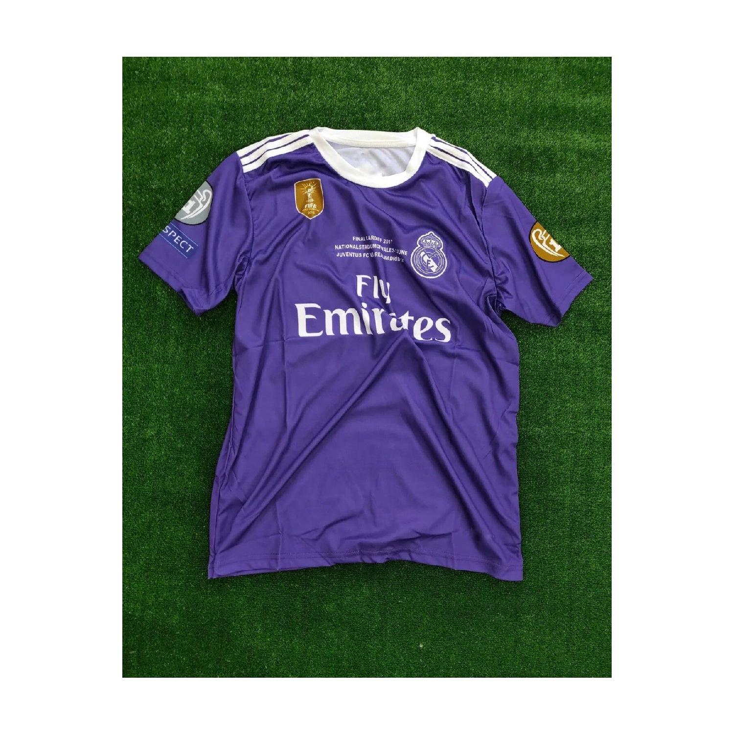 

Cardiff 2017 Champions League Final Cristiano Ronaldo Short Sleeve Nostalgia Jersey S