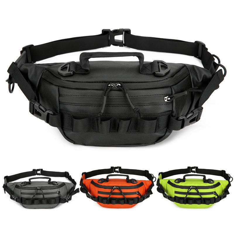Men's Multi-Functional Outdoor Hiking Chest and Waist Bag - Fitness Sports Crossbody