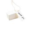 100pcs/Pack Retro Kraft Paper Handwritten Label Wide Arrowhead Shaped Notes Labels Paper Stationery