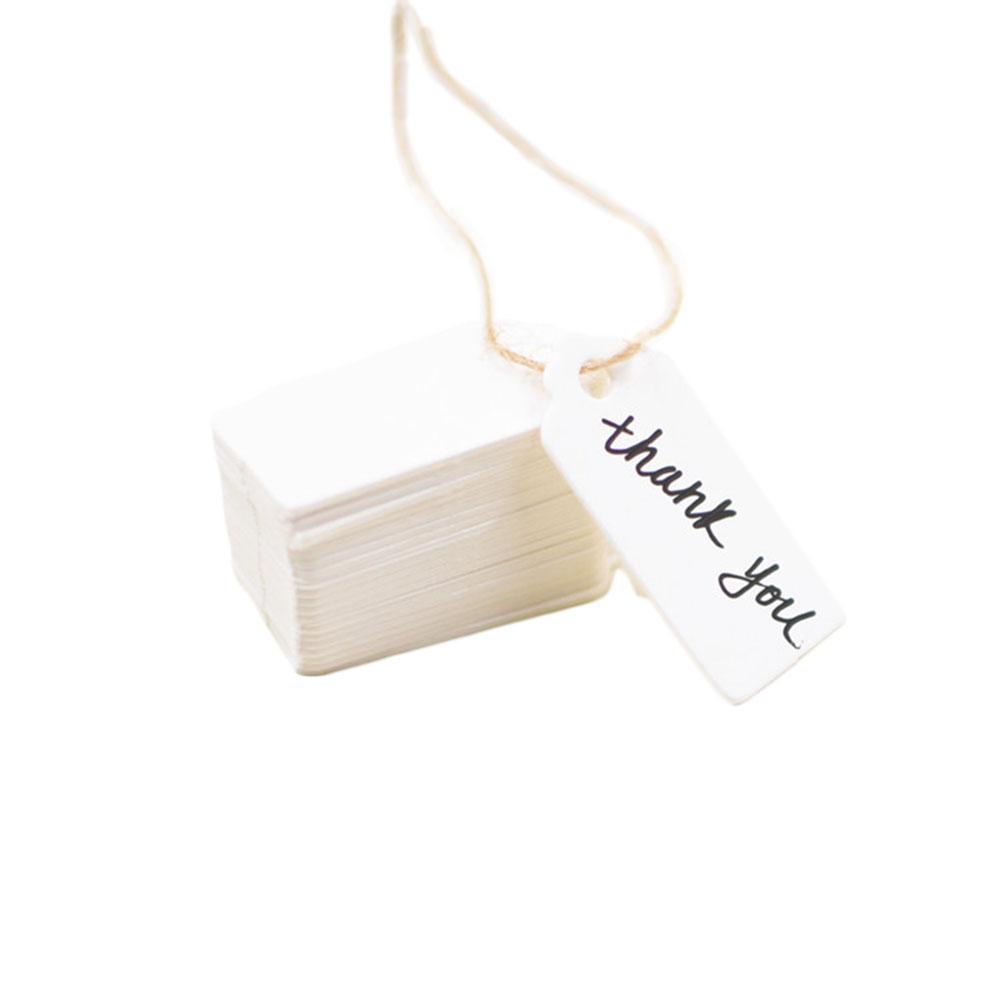 100pcs/Pack Retro Kraft Paper Handwritten Label Wide Arrowhead Shaped Notes Labels Paper Stationery