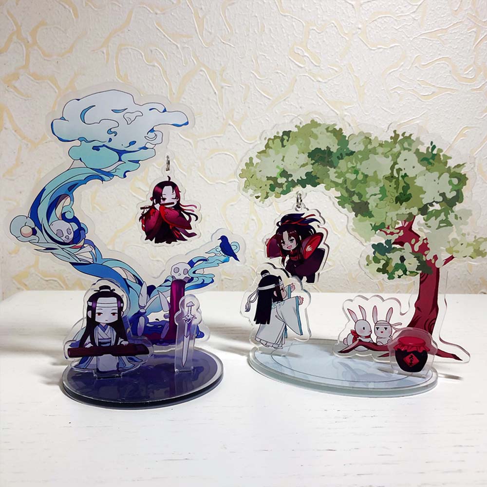 of Demonic Lan WangJi Figure Model Toys Acrylic Stand Figure Mo Dao Zu Shi Figure Model Plate