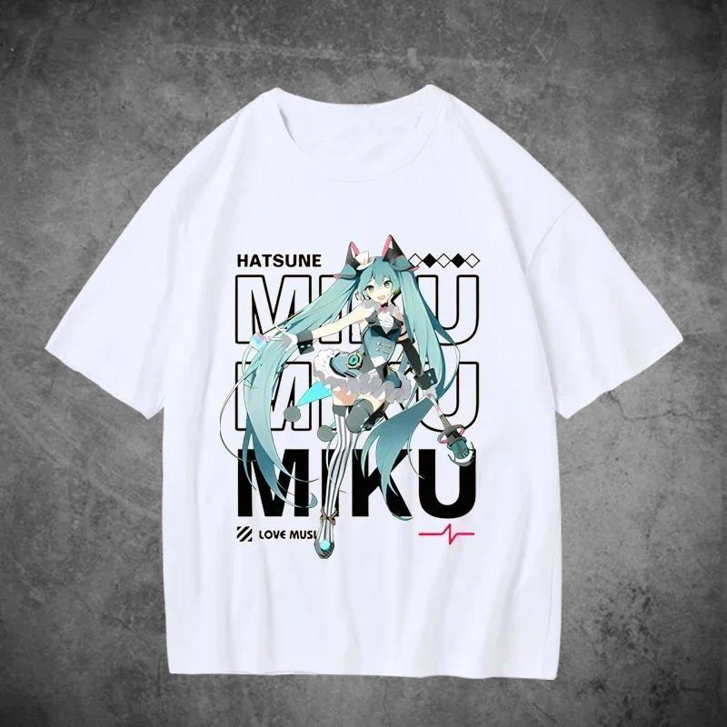 Printed T-shirt Hatsune Miku Printed Street T-shirt New Woman T-shirt Casual T-shirt T-shirt Various