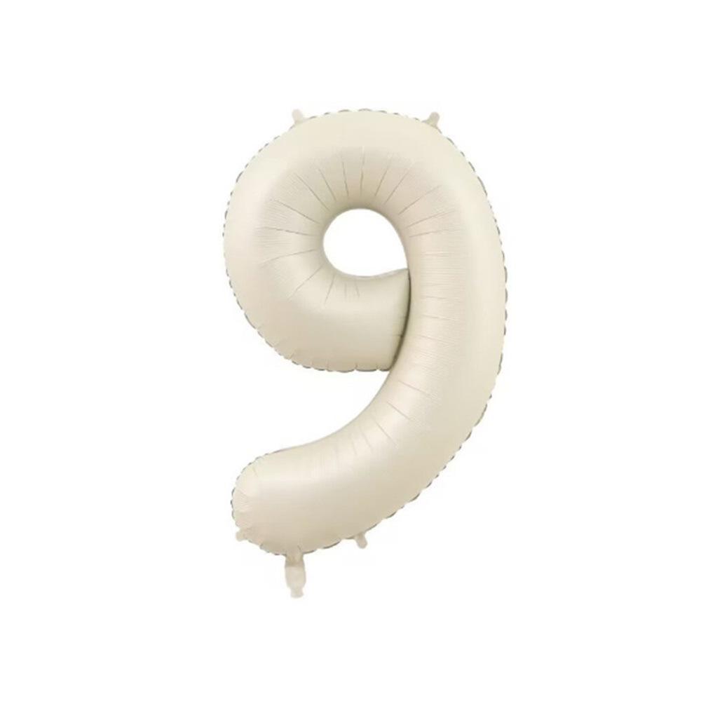 32" Medium Number Aluminum Foil Balloon for Children's Birthday Party Decorations