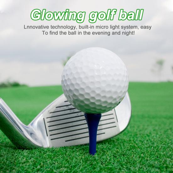 7Pcs Indoor Outdoor Glow in The Dark Light up Led Golf Balls