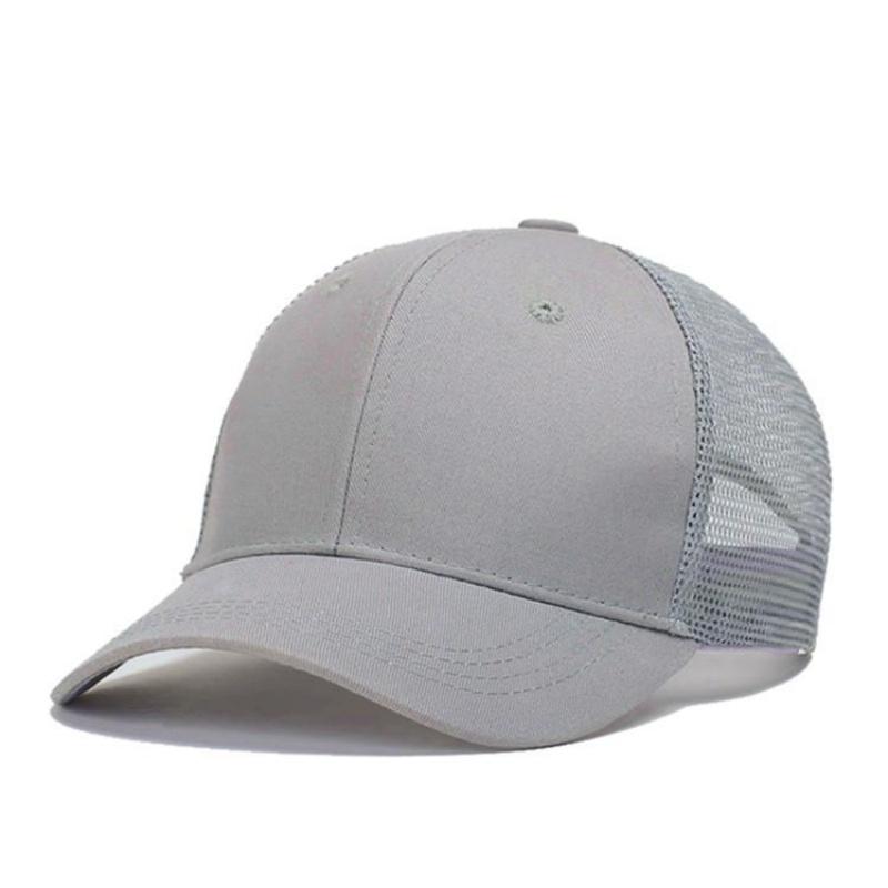 High Quality Mesh Baseball Cap Women Men Summer Cotton Breathable Sunhat Unisex Adjustable Snapback Trucker Hats Male Female