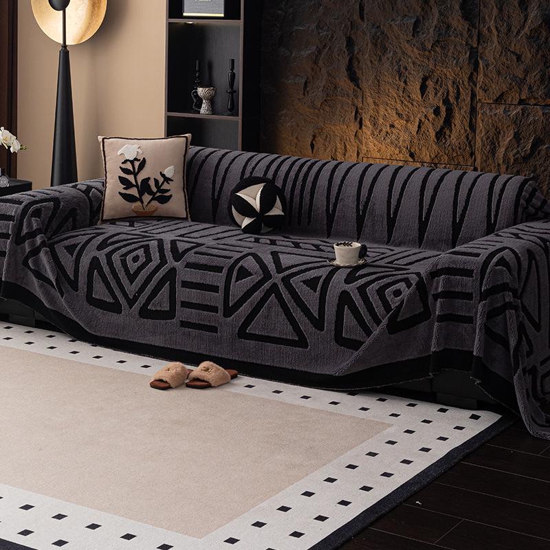 Chenille Universal Sofa Slipcover - Dustproof & All-Season Protection