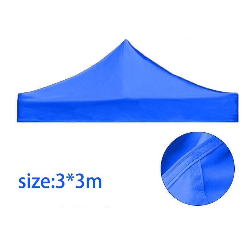 Foldable Tent Top Cloth Rainproof Canopy Top Cover Replacement Four-Corner Tent Cloth Outdoor Parasol Sun Shade Gazebo Top Cover