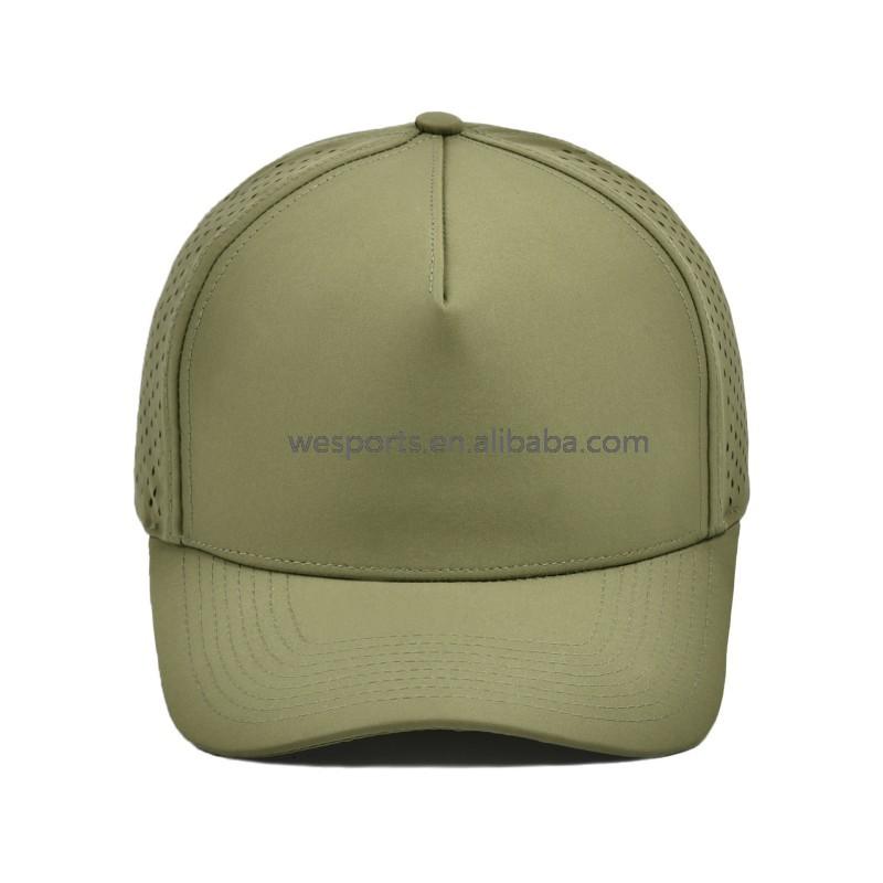 Custom Waterproof Caps High Quality 3D Embroidery Logo 5 Panel Baseball Cap Curved Brim Sport Golf Hat for Outdoor Events