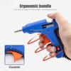 20W Hot Melt Glue Gun DIY Household Industrial Mini Guns Heat Temperature Electric Thermal Repair Tool For Use In 7mm Glue Bars