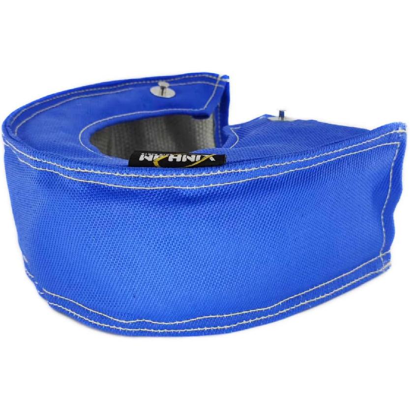 SWI Parts T4 Fiberglass Turbo Shield Turbo Blanket High Temperature (Blue)