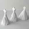 3D Bride Wedding Dress Silicone Candle Mold Bridegroom Suit Resin Casting Moulds