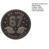 6-7 Meme Coin Funny Six Seven Collectible Coin Double Side Challenge Coin with Star And Hand Design No Meaning Just 67 Novelty Coin for Adult Teen