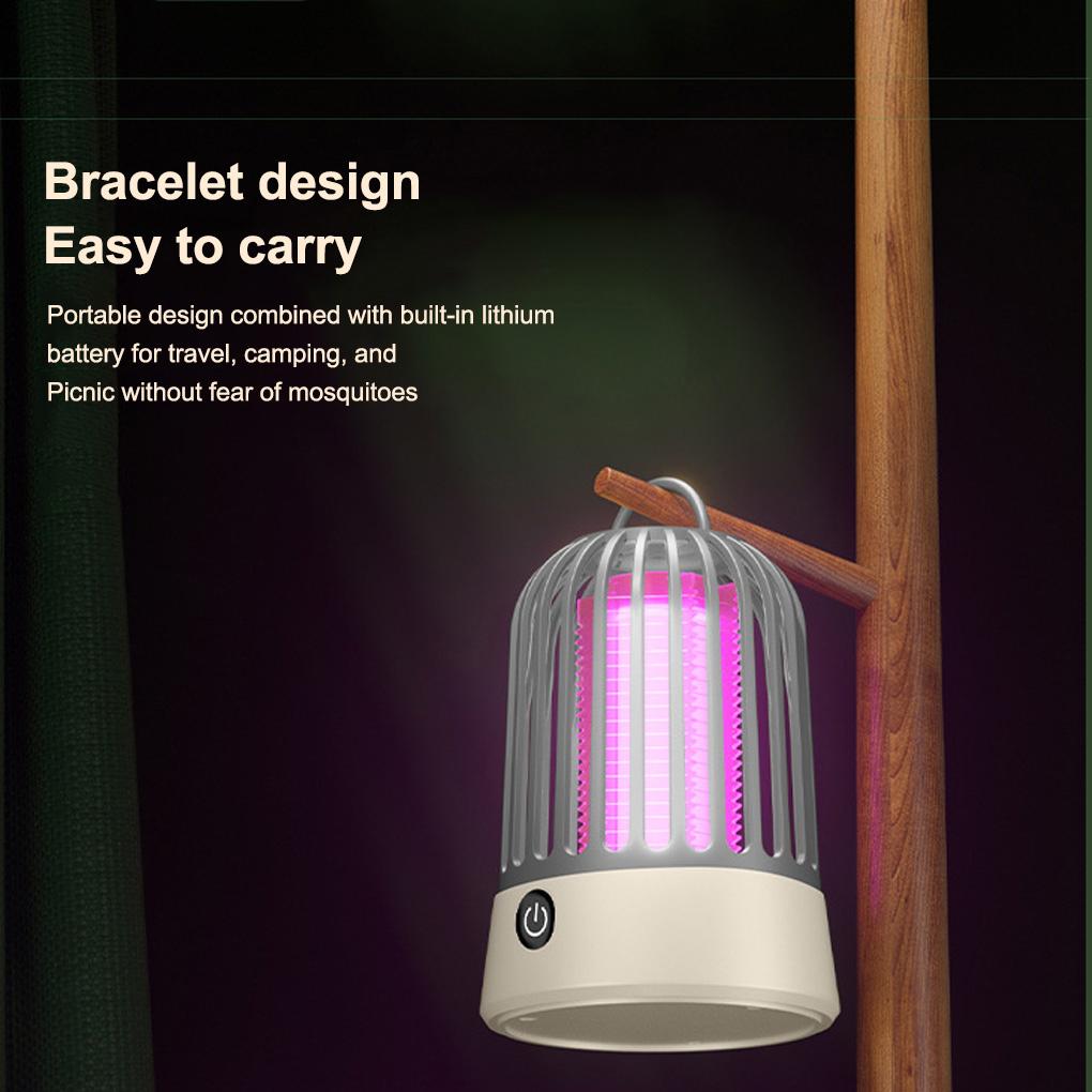 Electric Fly Trap Lamp USB Rechargeable For Home Indoor Rated Power 5W Rated Voltage Dv 5V-1A
