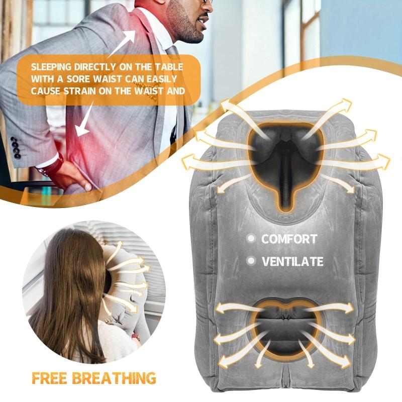 Travel Inflatable Pillow U-shaped Neck Protector Sleeping Pillow