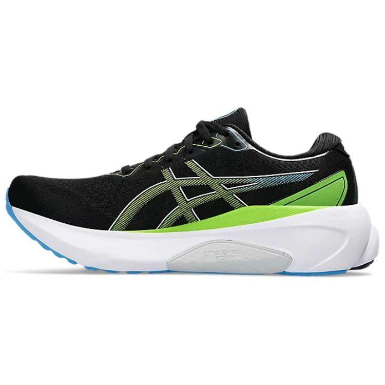 

ASICS Men s GEL-KAYANO 30 Running Shoes Black Electric Lime 1011B548-005 EU 40