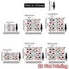 2D FLAT PRINTING 2pcs Curtains (Without Rod) Playing Card Symbols Popular Contemporary Curtains Versatile Polyester Fabric