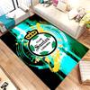 Club Santos Laguna (5) Rug Suitable For Living Rooms Bedrooms Computer Rooms Dining Areas And Placement Under Tables And Chairs Also An Ideal Choice F