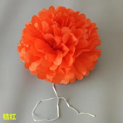 10-35cm Tissue Paper Pompoms Wedding Decorative Paper Flowers Ball Baby Shower Birthday Party Decoration paper pom poms DIY