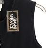 Unused Gianni Versace Made In Italy Wool Blend No Sleeve One Piece 38 Women Used