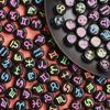 Loose Bead DIY Twelve Constellations Birthday Gift For Jewelry Making Bracelet Necklace Multiple Color Acrylic Beads Handmade Craft Spacer Supplies