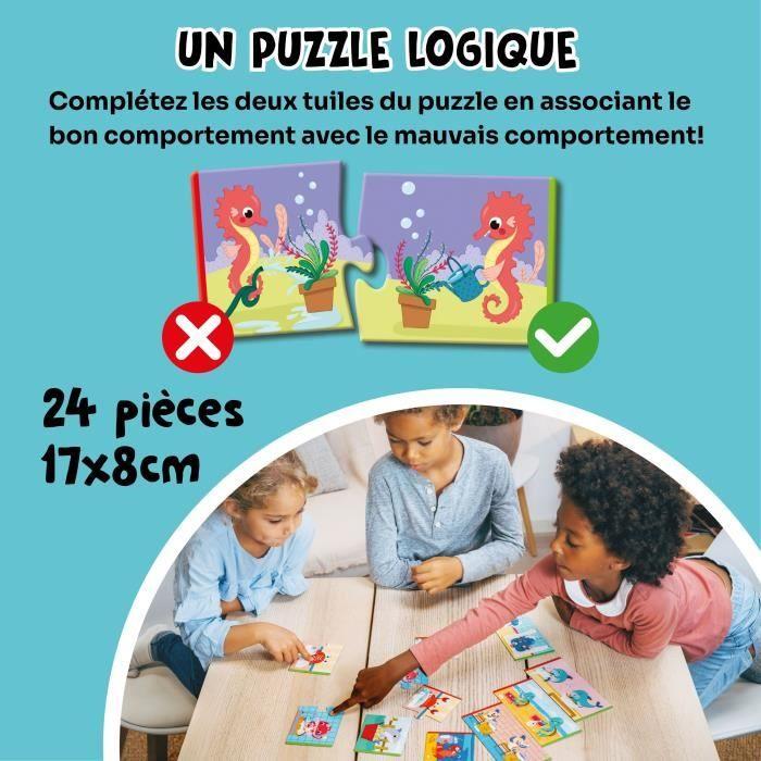 Jeux éducatifs - GEOMAG - Ecologic Puzzle Saving Water - Mini-puzzles éducatifs - Préservation de l'eau