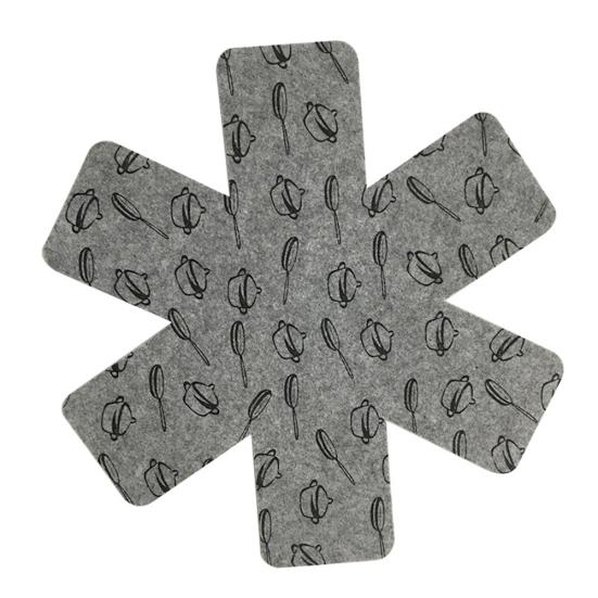 

3 шт. экологически чистый неизолированный тканый противоскользящий держатель кухонного коврика для кухонного горшка