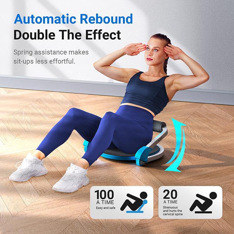 Ab Machine For Stomach Workout With 3 Adjustable Resistance&Automatic Rebound,Sit Up Machine With 330 Lbs Weight Capacity