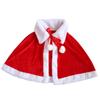 Ymgot Cloak Santa Cosplay Adults Santa Claus Poncho Cape Santa Clothes Holy Night Disguise ()