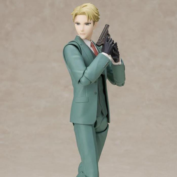 Figurine - BANDAI - Loid Forger - 17 cm - Articulée - Accessoires inclus