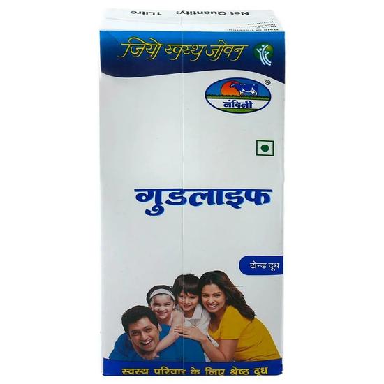 Nandini GoodLife Getönte Milch 1 L (Tetra Pak)