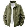 Giacca Casual da Uomo, Giacca con Collo Alto, Top da Lavoro Ampio Taglie Forti