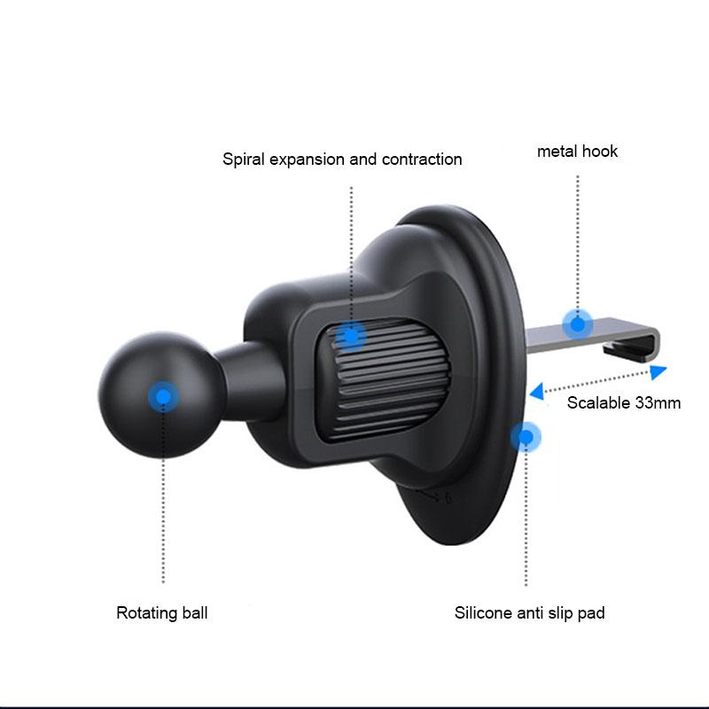 Car Phone Holder Gravity Sensing Bracket Stable Not Shaking Compatible Most Phones Aluminum Alloy High Quality