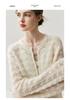 2025 A/W Women's Thick Knit Cashmere Cardigan – Hollow Round Neck Versatile Sweater