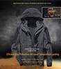 Unisex Cross-Border Hooded Windbreaker Jacket: Three-in-One Velvety Thickening for Autumn/Winter Mountaineering