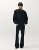 Noirer Heavy Wool Oversized Blouson (Black)